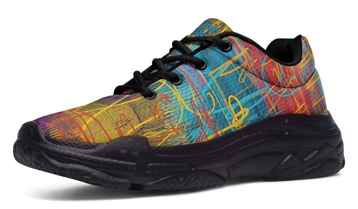 Chunkysneakers-105AbstractColorsandLines04501-BW-YWV-STR2.jpg